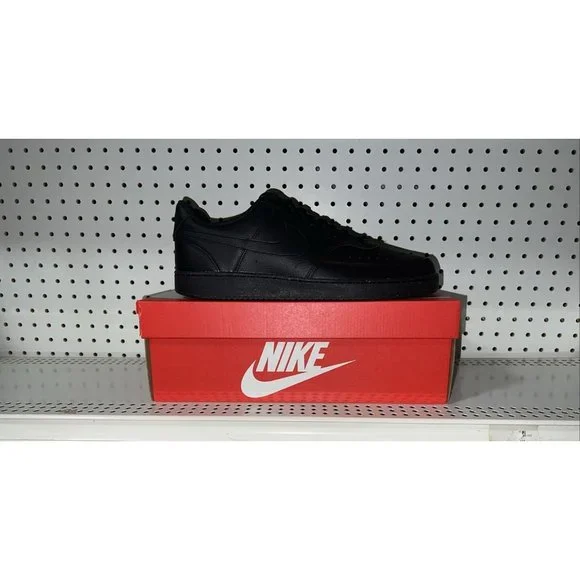Nike Court Vision Lo NN Mens Athletic Shoes Sneakers Size 13 Triple Black s-l400.jpg main image 4